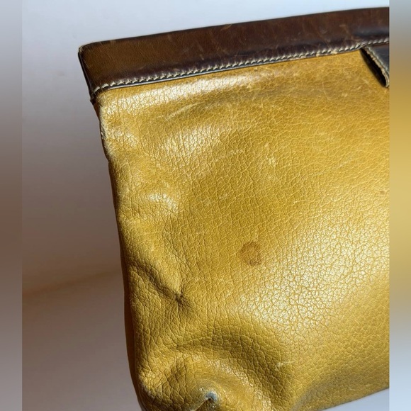 Vintage Loewe Anagram Embossed Leather Clutch Bag - Picture 8 of 11